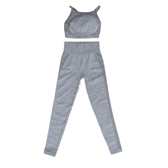 A5 Auth GYMSHARK Grey Flex Sports Bra and Leggings 2 Pc Set Size S - Picture 5 of 7